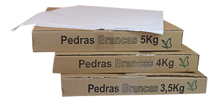 Papel Pedras Brancas